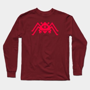 Diamond Spider Crab Red Long Sleeve T-Shirt